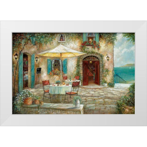 Casa DAmore White Modern Wood Framed Art Print by Manning, Ruane