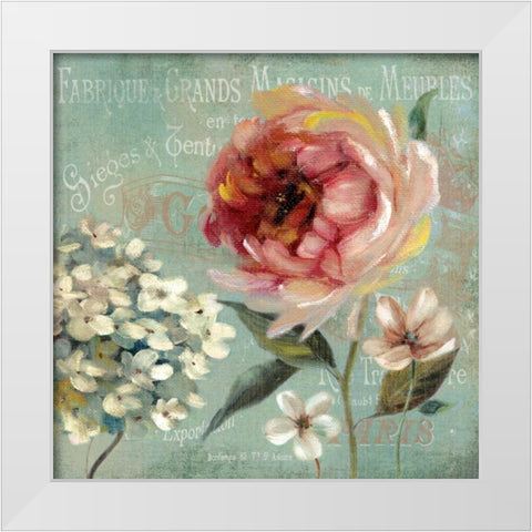 Le Jardin de Paris II White Modern Wood Framed Art Print by Robinson, Carol