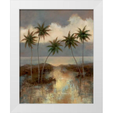 After the Rain II White Modern Wood Framed Art Print by Chiu, T.C.
