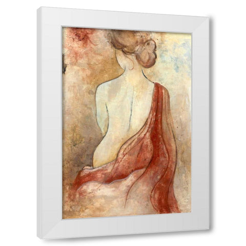 Le Bain White Modern Wood Framed Art Print by Tava Studios