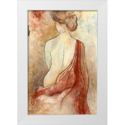 Le Bain White Modern Wood Framed Art Print by Tava Studios
