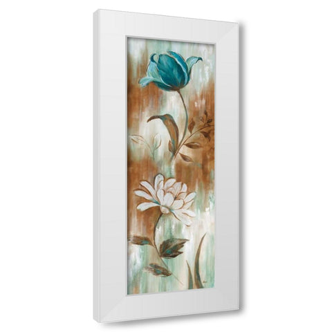 Natures Patina I White Modern Wood Framed Art Print by Nan