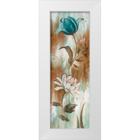 Natures Patina I White Modern Wood Framed Art Print by Nan