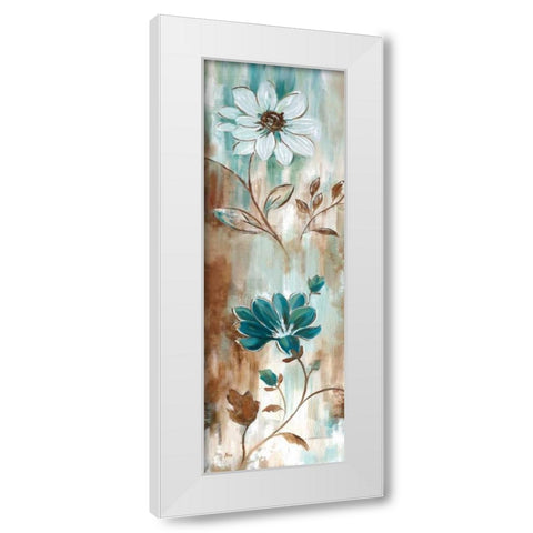 Natures Patina II White Modern Wood Framed Art Print by Nan