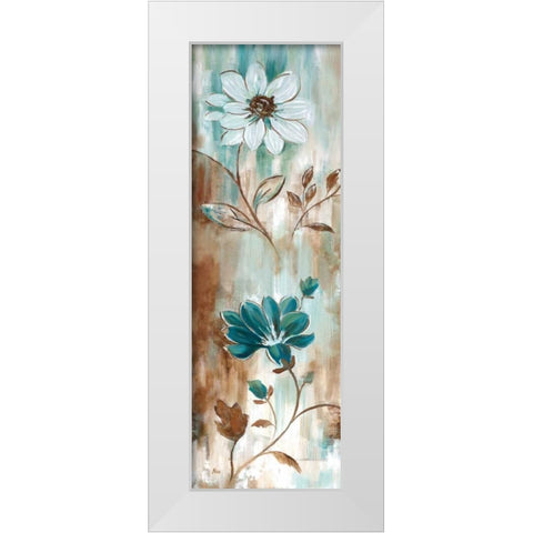 Natures Patina II White Modern Wood Framed Art Print by Nan