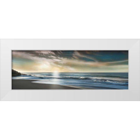 The Promise White Modern Wood Framed Art Print by Calascibetta, Mike