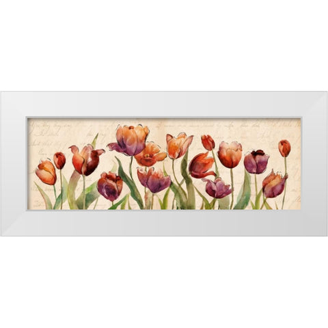 Bow To Summer II White Modern Wood Framed Art Print by Knutsen, Conrad