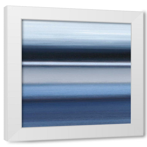 Indigo I White Modern Wood Framed Art Print by Jill, Susan