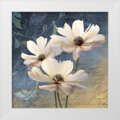 Sweet Breeze I White Modern Wood Framed Art Print by Knutsen, Conrad
