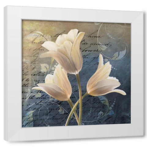 Sweet Breeze II White Modern Wood Framed Art Print by Knutsen, Conrad