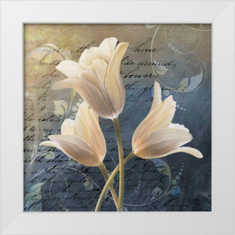 Sweet Breeze II White Modern Wood Framed Art Print by Knutsen, Conrad