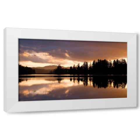 Hammersley Inlet White Modern Wood Framed Art Print by Delimont, Danita