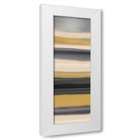 Golden Dawn II White Modern Wood Framed Art Print by Jill, Susan