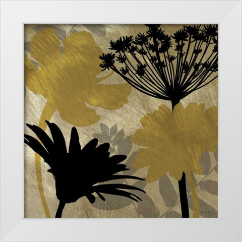 Shimmering Light IV White Modern Wood Framed Art Print by Craven, Katrina