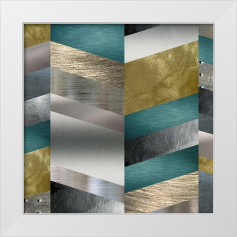 Reflection White Modern Wood Framed Art Print by Craven, Katrina