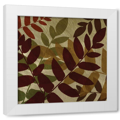 Spice Shimmering White Modern Wood Framed Art Print by Craven, Katrina