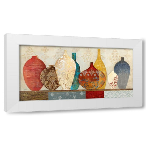 Collection Of Memories White Modern Wood Framed Art Print by Tava Studios