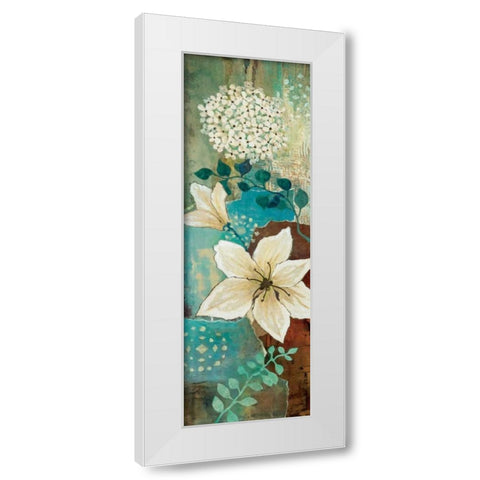 A New Day I White Modern Wood Framed Art Print by Olson, Charlene