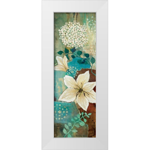 A New Day I White Modern Wood Framed Art Print by Olson, Charlene
