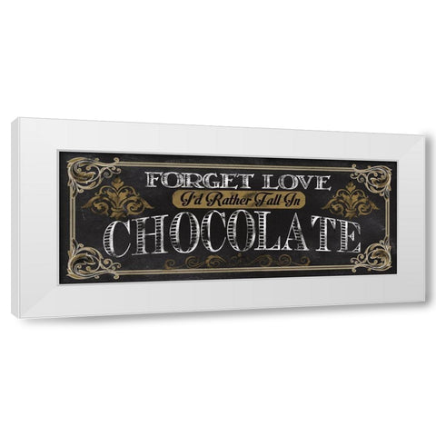 Chocolate White Modern Wood Framed Art Print by Knutsen, Conrad