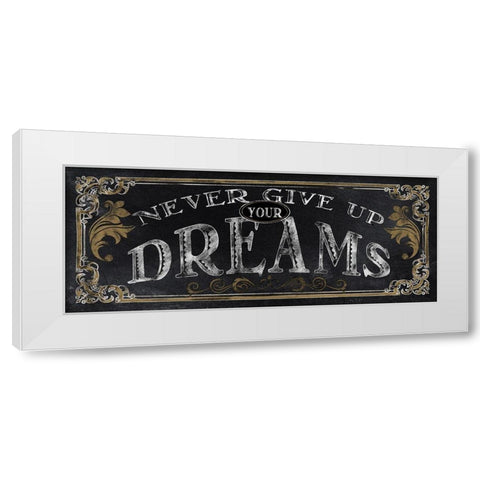 Dreams White Modern Wood Framed Art Print by Knutsen, Conrad
