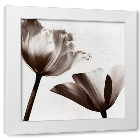 Takes Two II White Modern Wood Framed Art Print by Craven, Katrina