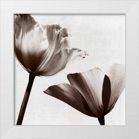 Takes Two II White Modern Wood Framed Art Print by Craven, Katrina