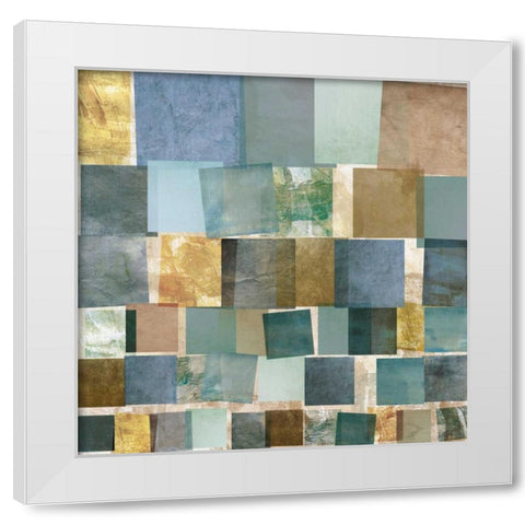 Chards I White Modern Wood Framed Art Print by Craven, Katrina