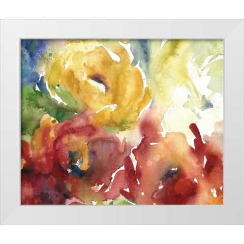 Summer Wash III White Modern Wood Framed Art Print by Robinson, Carol