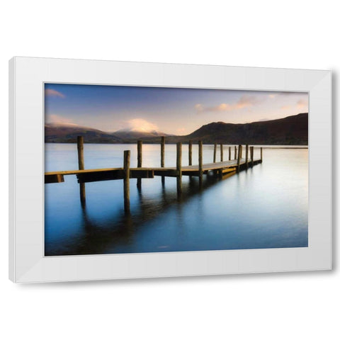 Brandlehow Bay Jetty White Modern Wood Framed Art Print by Delimont, Danita