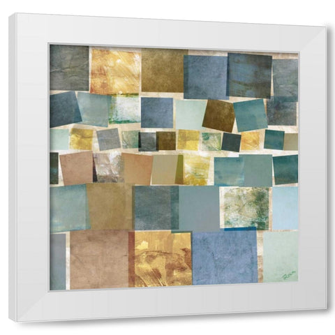 Chards II White Modern Wood Framed Art Print by Craven, Katrina