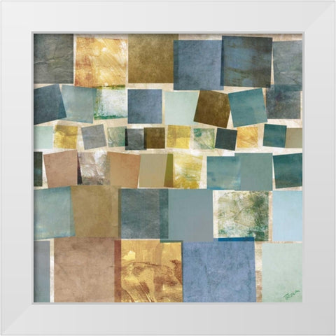 Chards II White Modern Wood Framed Art Print by Craven, Katrina