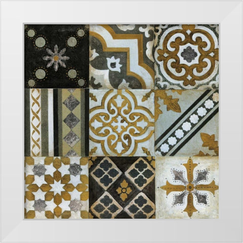 Midcentury Modern White Modern Wood Framed Art Print by Tava Studios