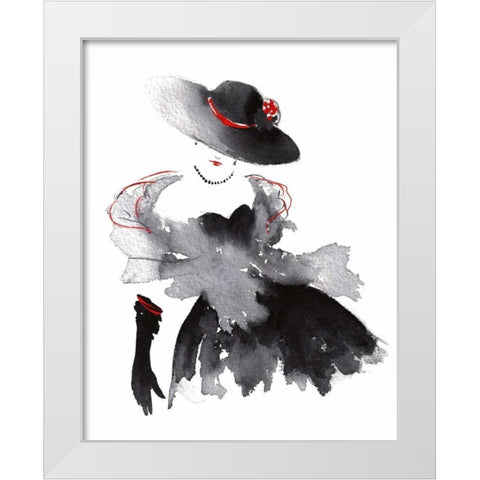 Evening Out I White Modern Wood Framed Art Print by McNaughton, Rachel