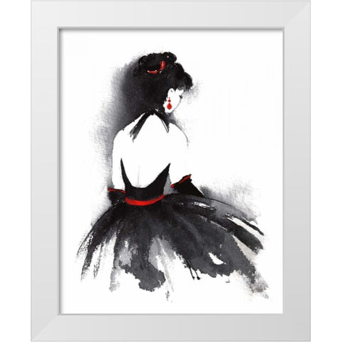 Evening Out II White Modern Wood Framed Art Print by McNaughton, Rachel