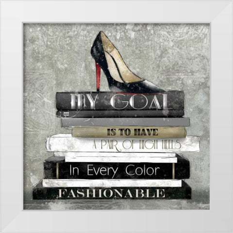 Every Color White Modern Wood Framed Art Print by Robinson, Carol