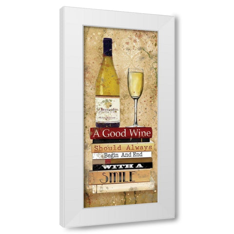 Good White White Modern Wood Framed Art Print by Robinson, Carol