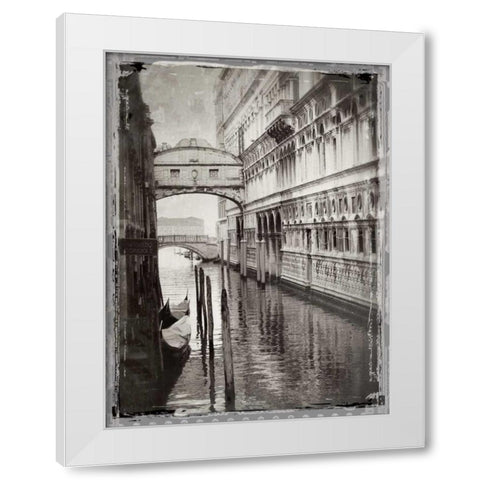 Venice Romance I White Modern Wood Framed Art Print by Jackson, Susan