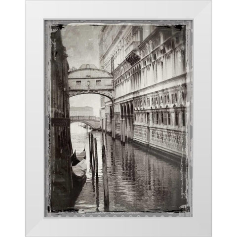 Venice Romance I White Modern Wood Framed Art Print by Jackson, Susan