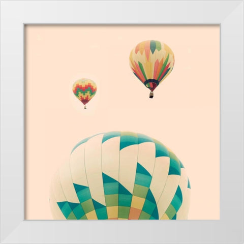 Up and Away II White Modern Wood Framed Art Print by Jackson, Susan