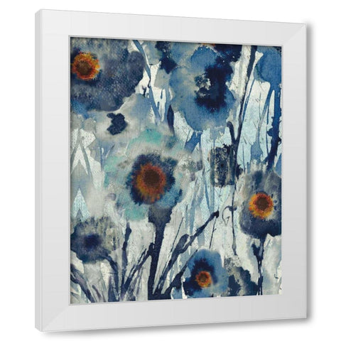 Forget Me Not II White Modern Wood Framed Art Print by Jill, Susan