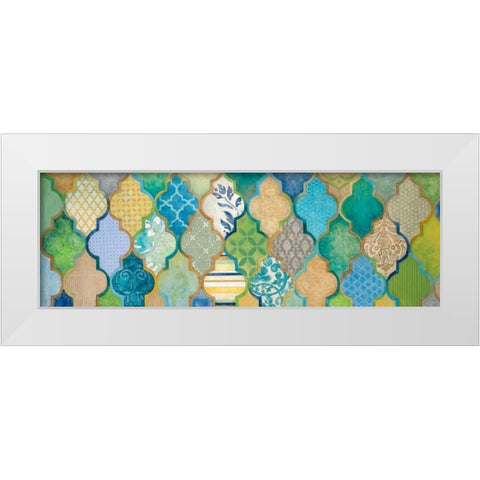 Moroccan Light I White Modern Wood Framed Art Print by Tava Studios