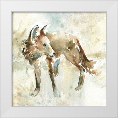 On Second Thought White Modern Wood Framed Art Print by Robinson, Carol