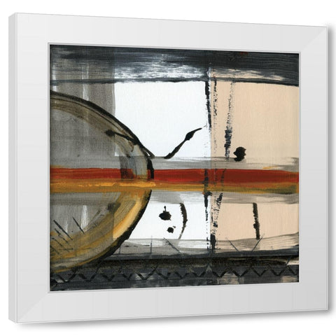 Brown Settlement II White Modern Wood Framed Art Print by Jill, Susan