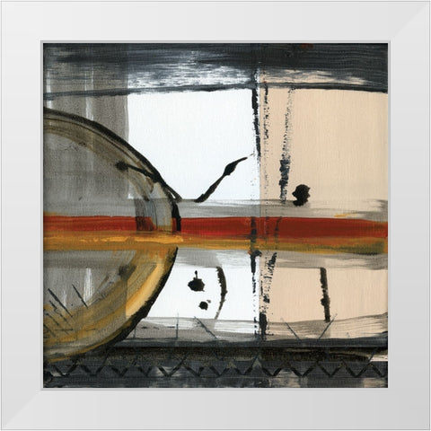Brown Settlement II White Modern Wood Framed Art Print by Jill, Susan
