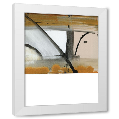 Brown Settlement IV White Modern Wood Framed Art Print by Jill, Susan