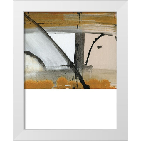 Brown Settlement IV White Modern Wood Framed Art Print by Jill, Susan