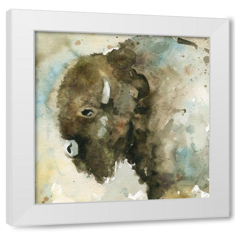 On Guard White Modern Wood Framed Art Print by Robinson, Carol