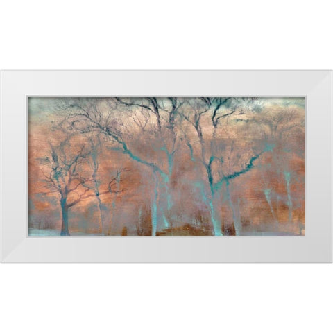 Mirror of Life White Modern Wood Framed Art Print by Weisz, Irene