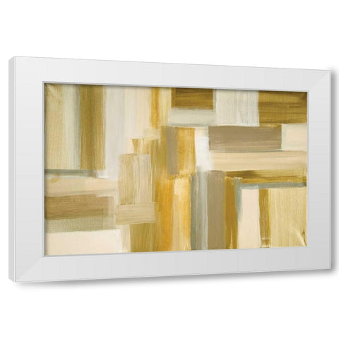 Fields II White Modern Wood Framed Art Print by Jill, Susan